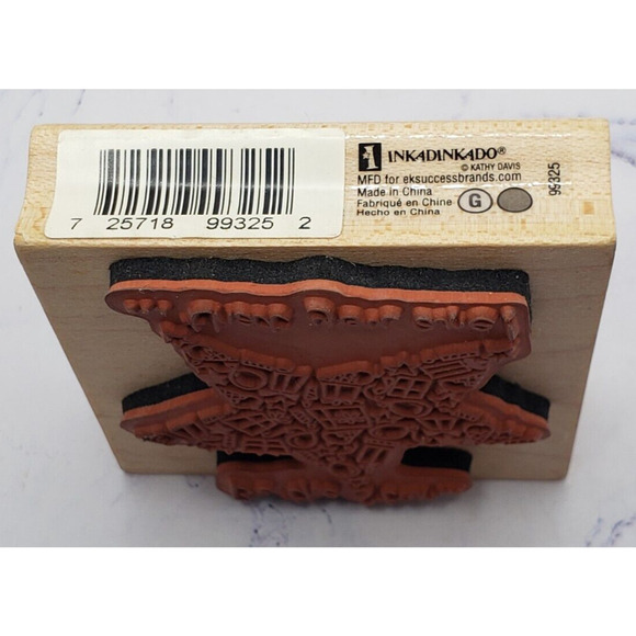 Inkadinkado Be The Star Presents & Balloon Star Wood Mounted Rubber Stamp 99325 - Picture 2 of 7